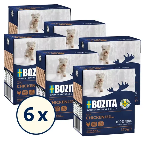 Bozita Happen in Gelee mit Hühnchen(6x 370g)